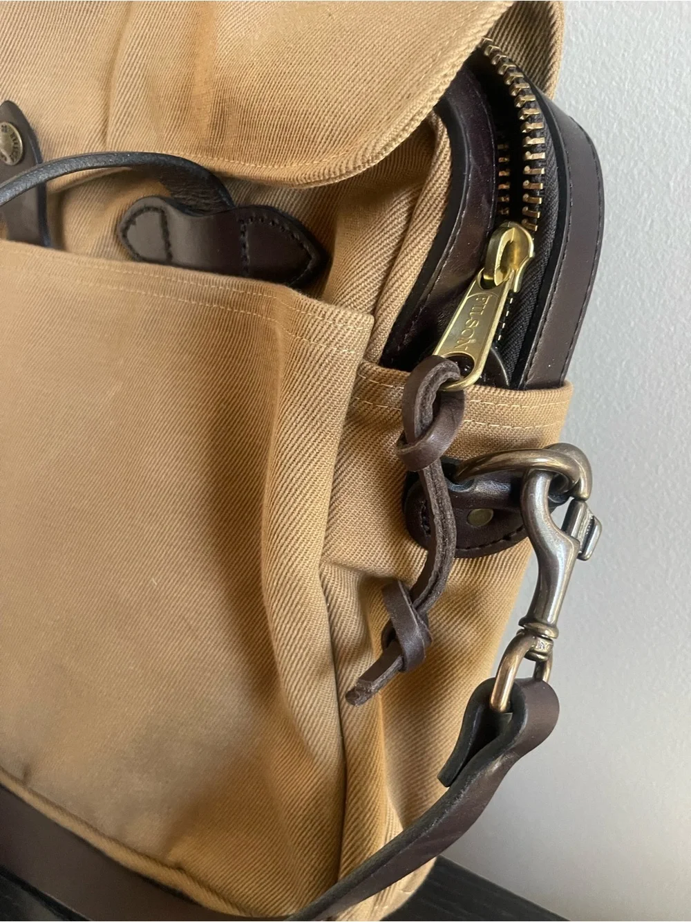 Filson Rugged Twill Original Briefcase in Tan
